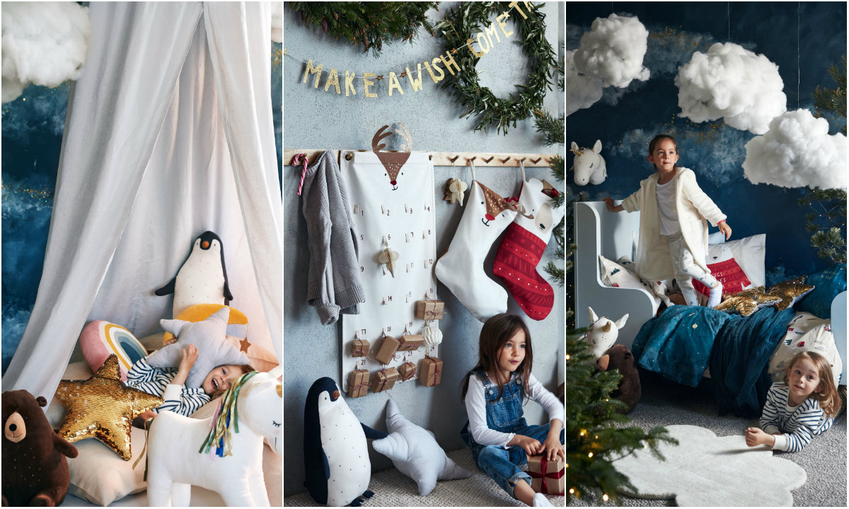 Božić H&M Home collage