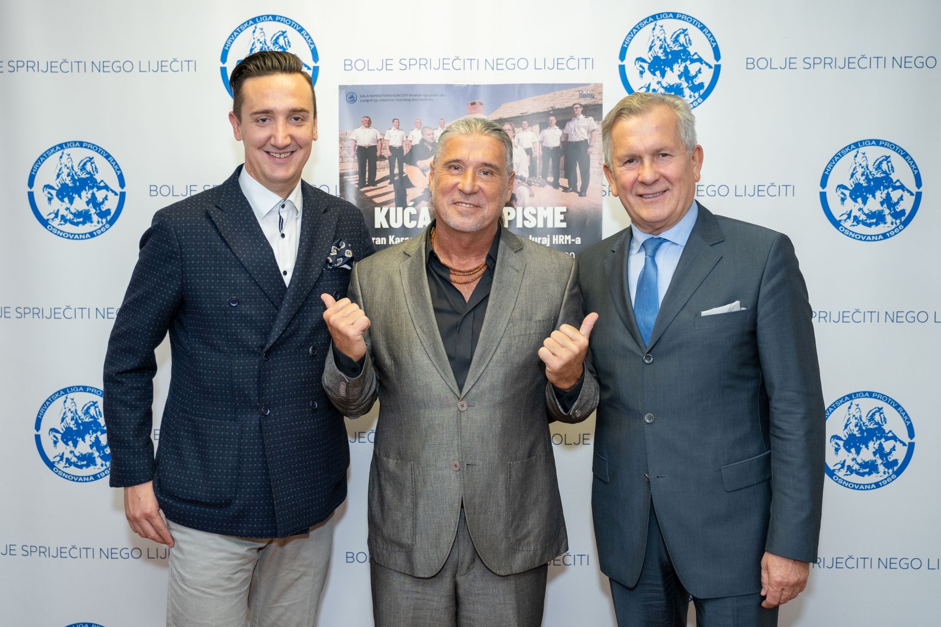 Vidimo se u Lisinskom, poručili su doc. dr. sc. Tomislav Madžar, Goran Karan i predsjednik Hrvatske lige protiv raka prof. dr. sc. Damir Eljuga.