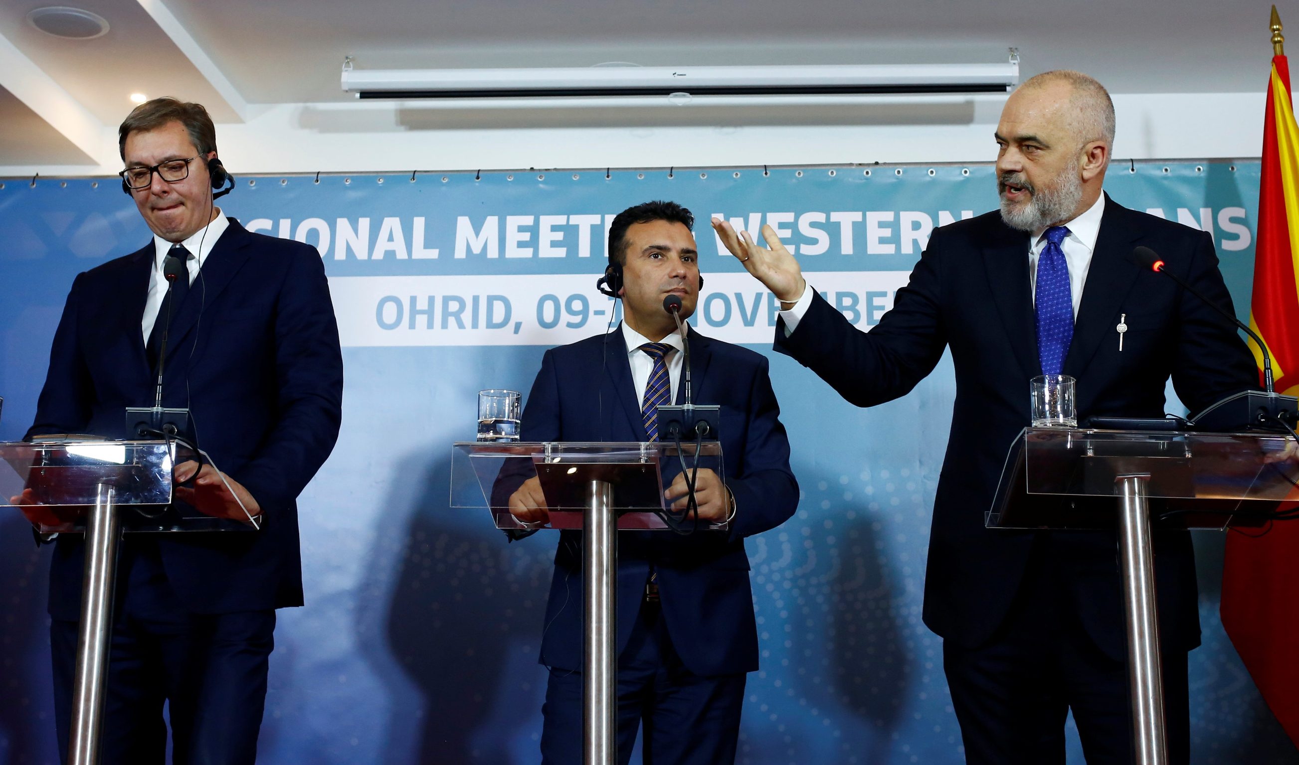 Aleksandar Vučić, Edi Rama i Zoran Zaev