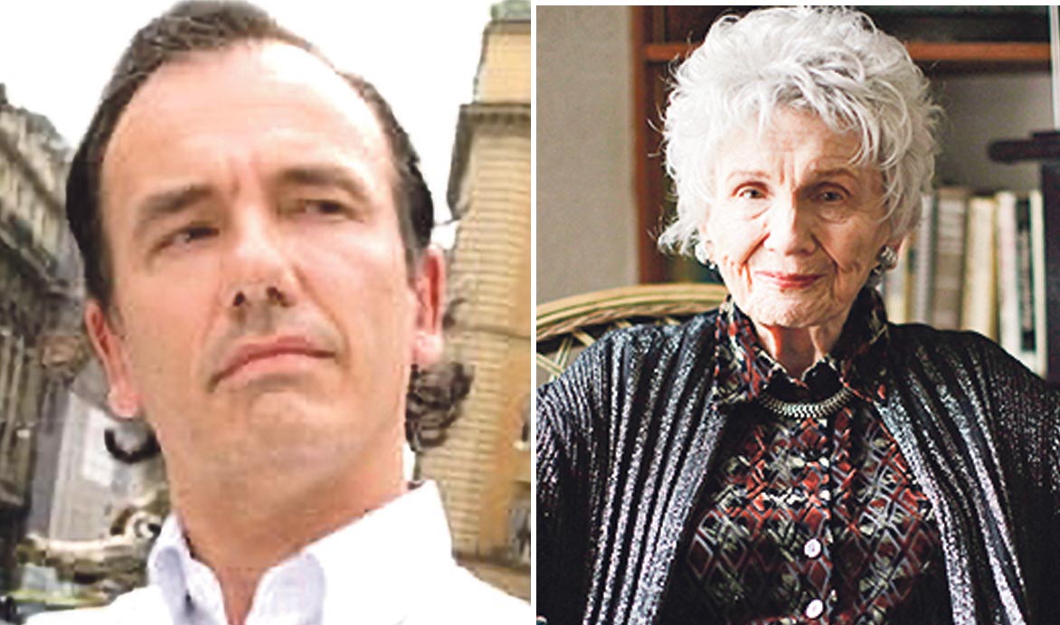 Tommaso De Benedetti (lijevo) i Alice Munro (desno)