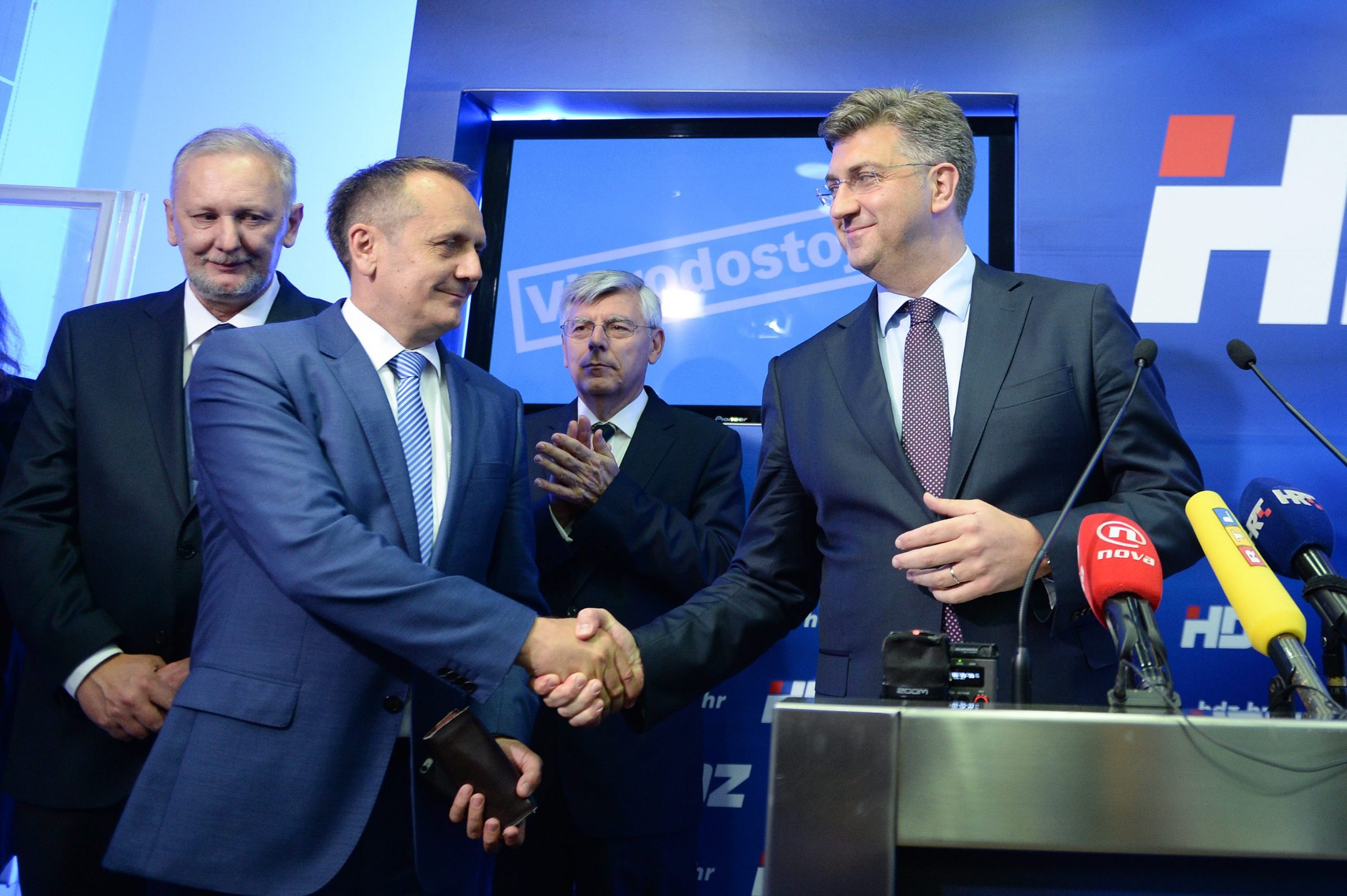 Drago Prgomet i Andrej Plenković