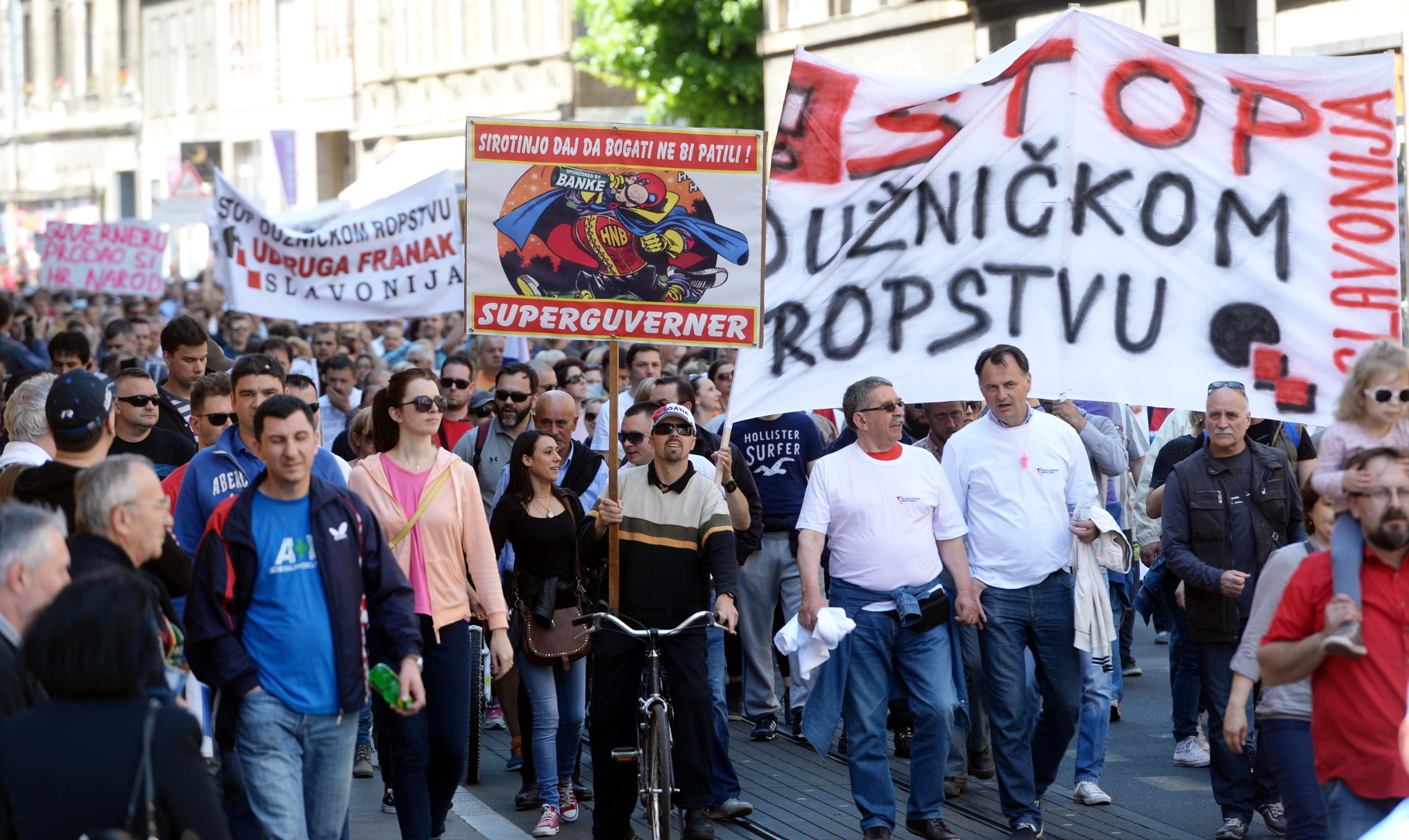 Prosvjed u organizaciji Udruge Franak