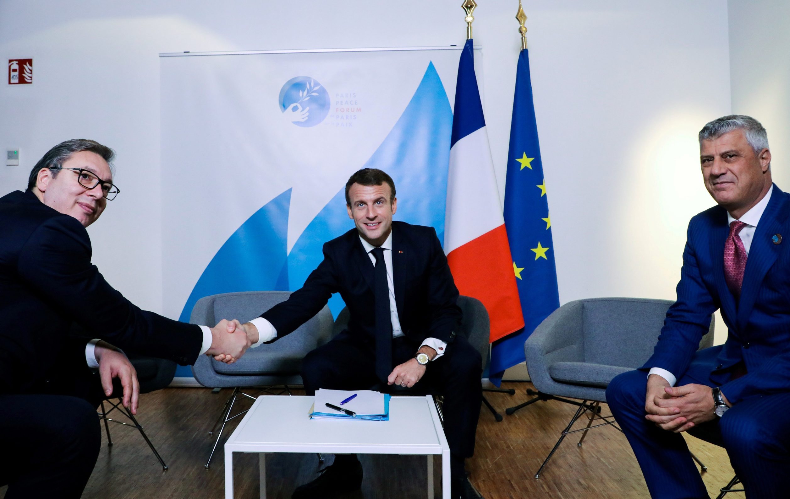 Prošlog je tjedna Emmanuel Macron primio predsjednike Srbije, Aleksandra Vučića i Kosova, Hashima Thacija