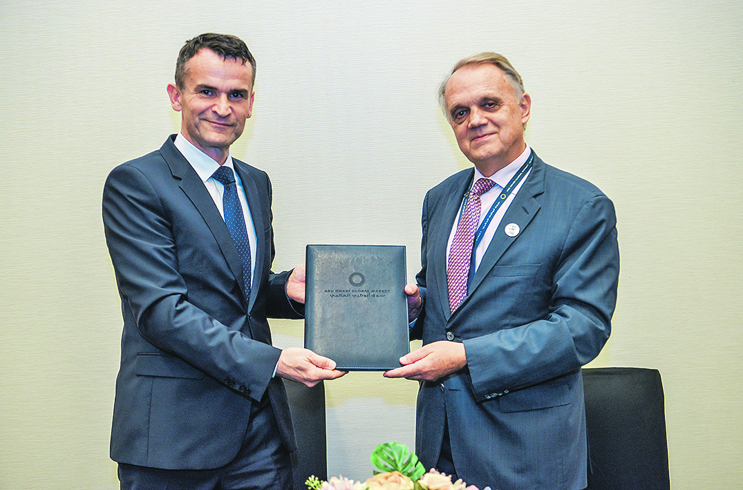 Ante Žigman, predsjednik Upravnog vijeća Hanfe i Philippe Richard, izvršni direktor međunarodnih odnosa u ADGM-u