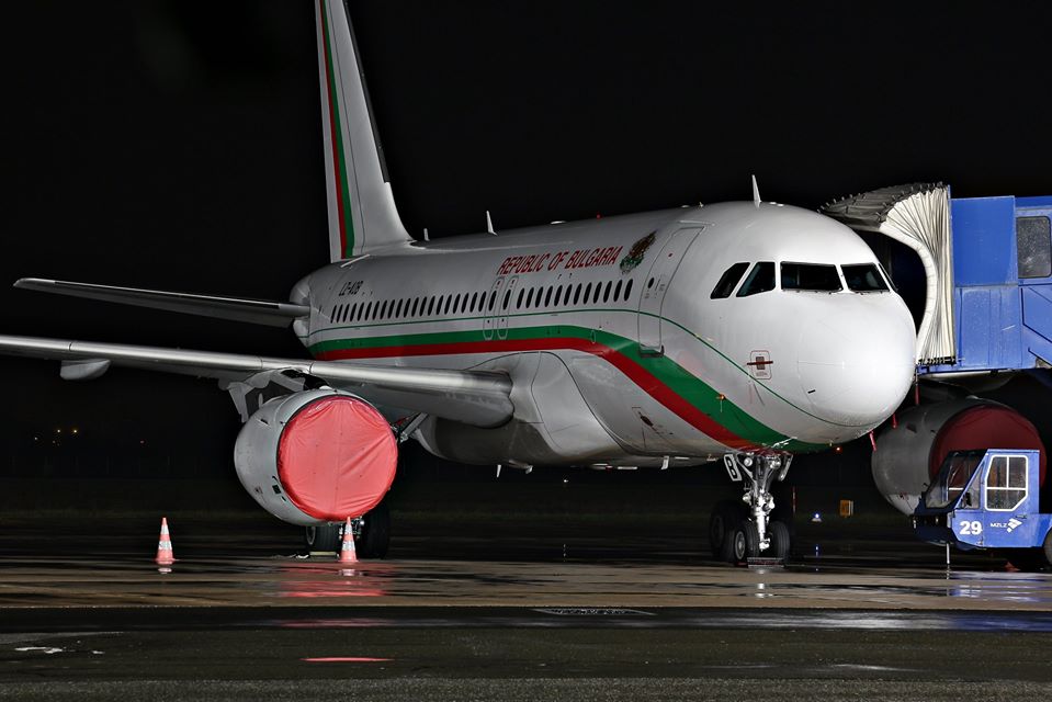 Državni zrakoplov Republike Bugarske u Zagrebu