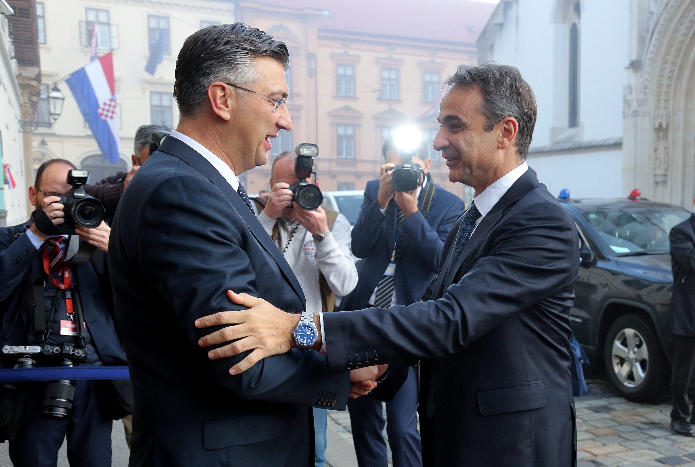 Andrej Plenković i Kiriakos Micotakis