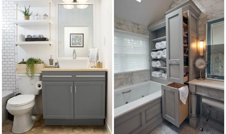 kolaž spremište u kupaoni