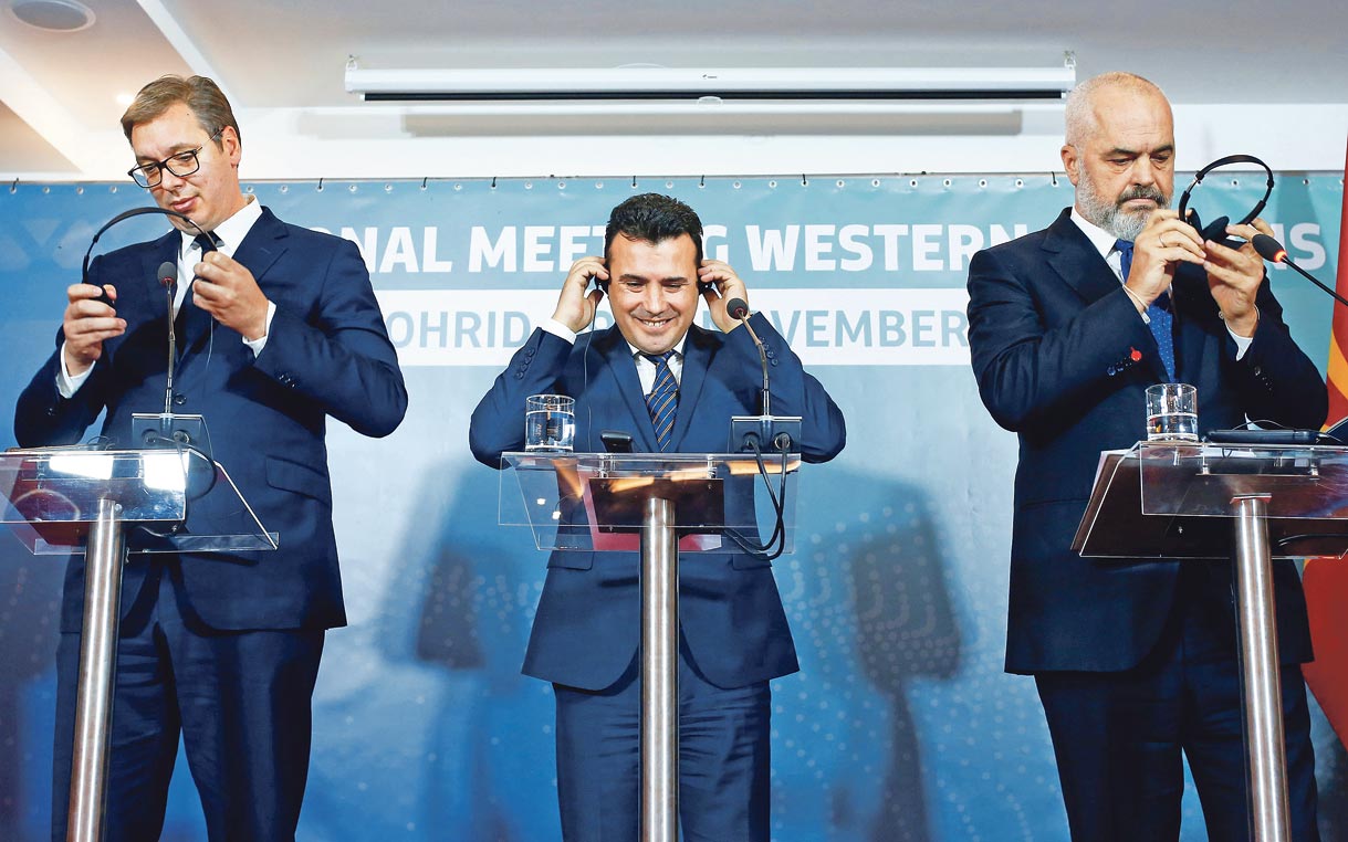 Aleksandar Vučić, Zoran Zaev i Edi Rama
