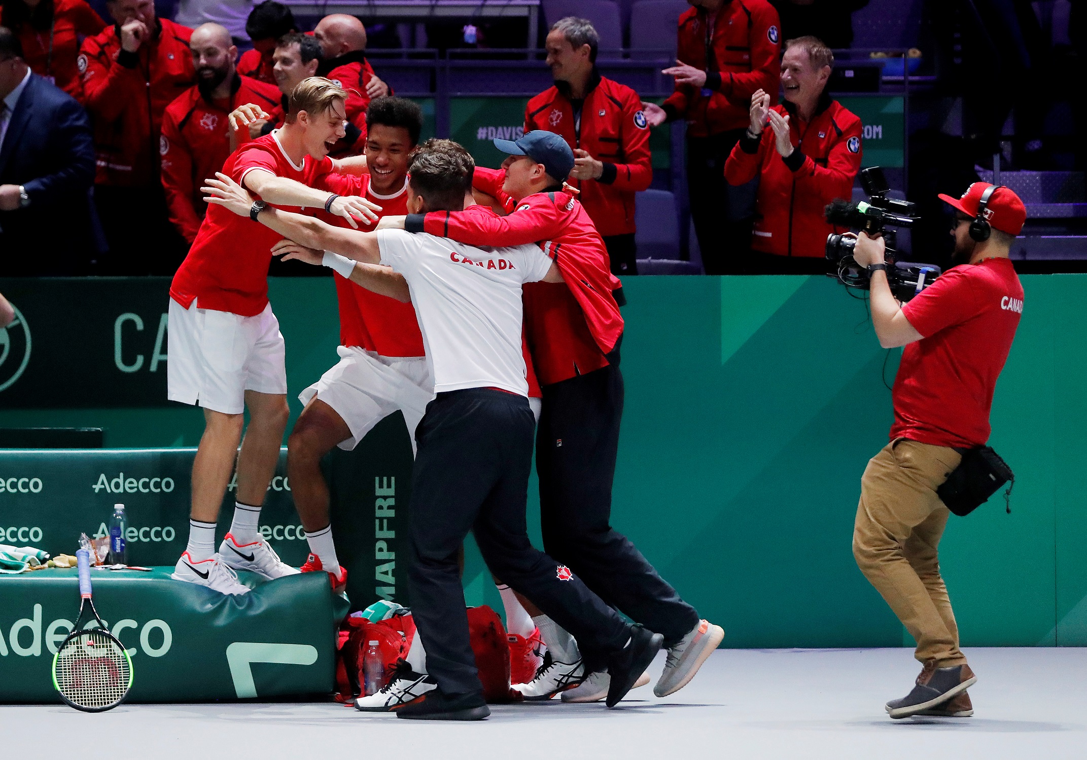 kanada tenis davis cup slavlje