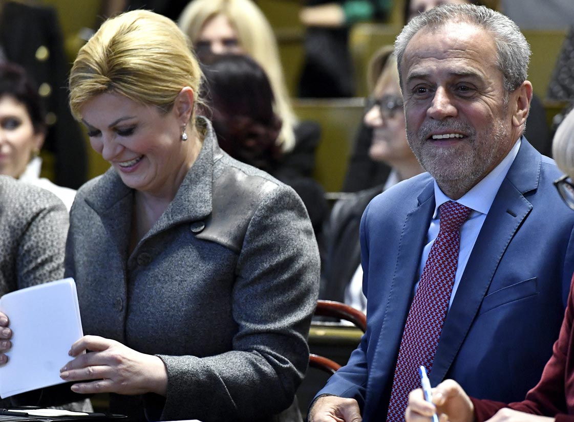 Kolinda Grabar-Kitarović i Milan Bandić