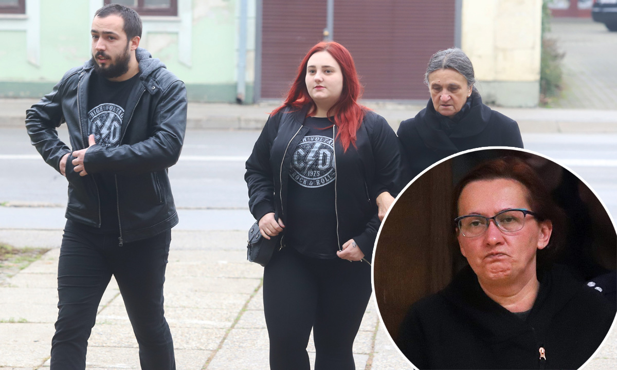 Obitelj Smiljane Srnec, kći, zet i majka