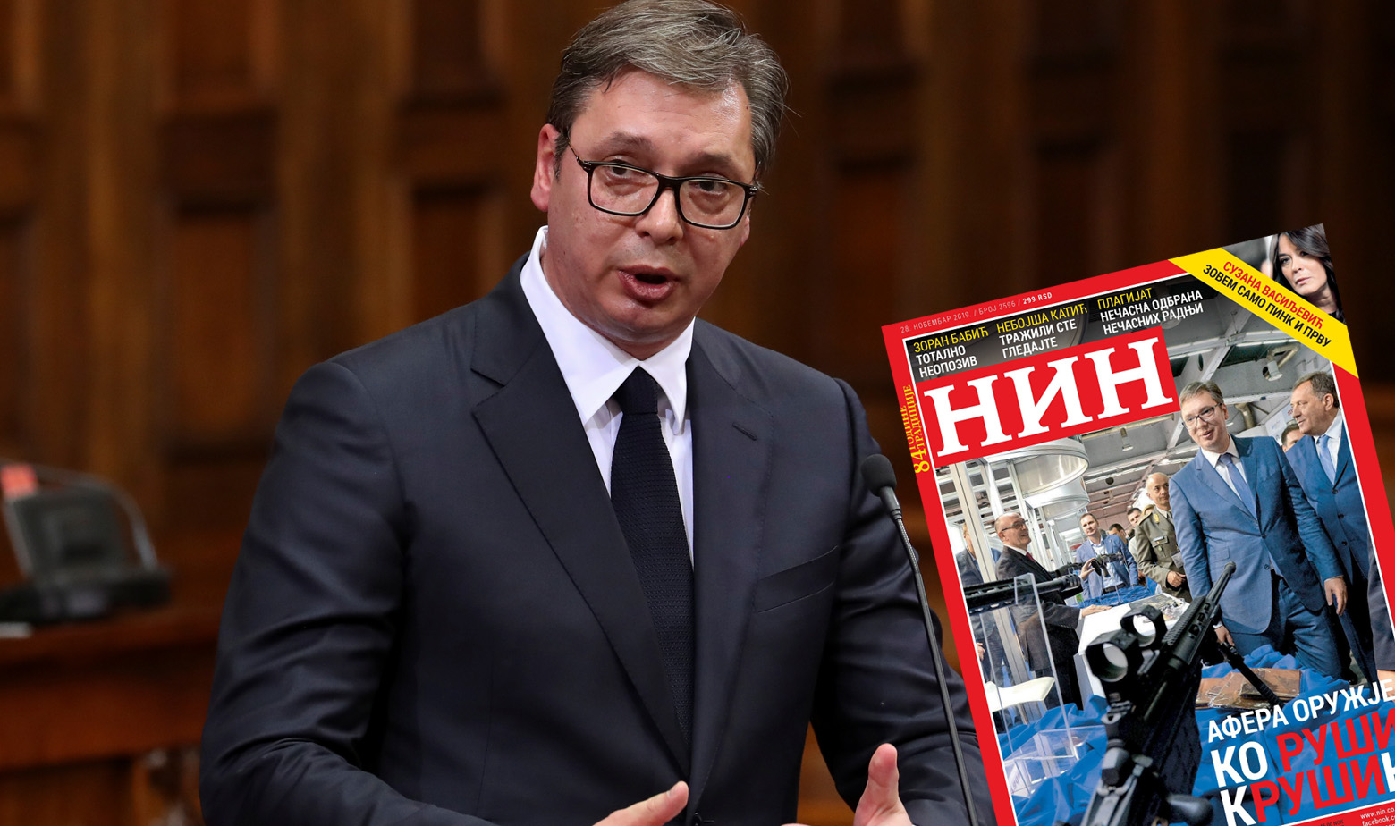 Aleksandar Vučić i sporna naslovnica Nina