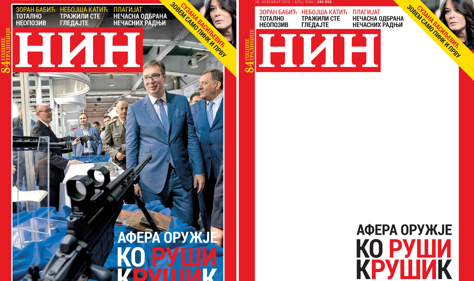 Povučena i nova naslovnica tjednika 