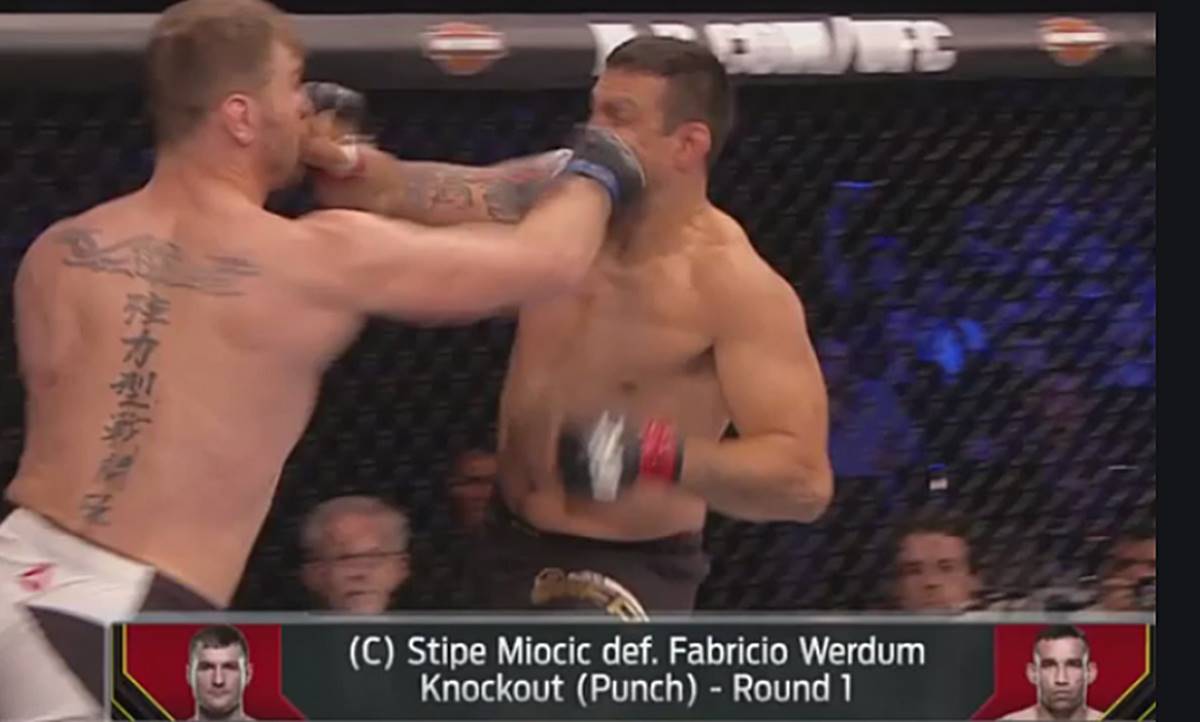 Miočić vs. Werdum