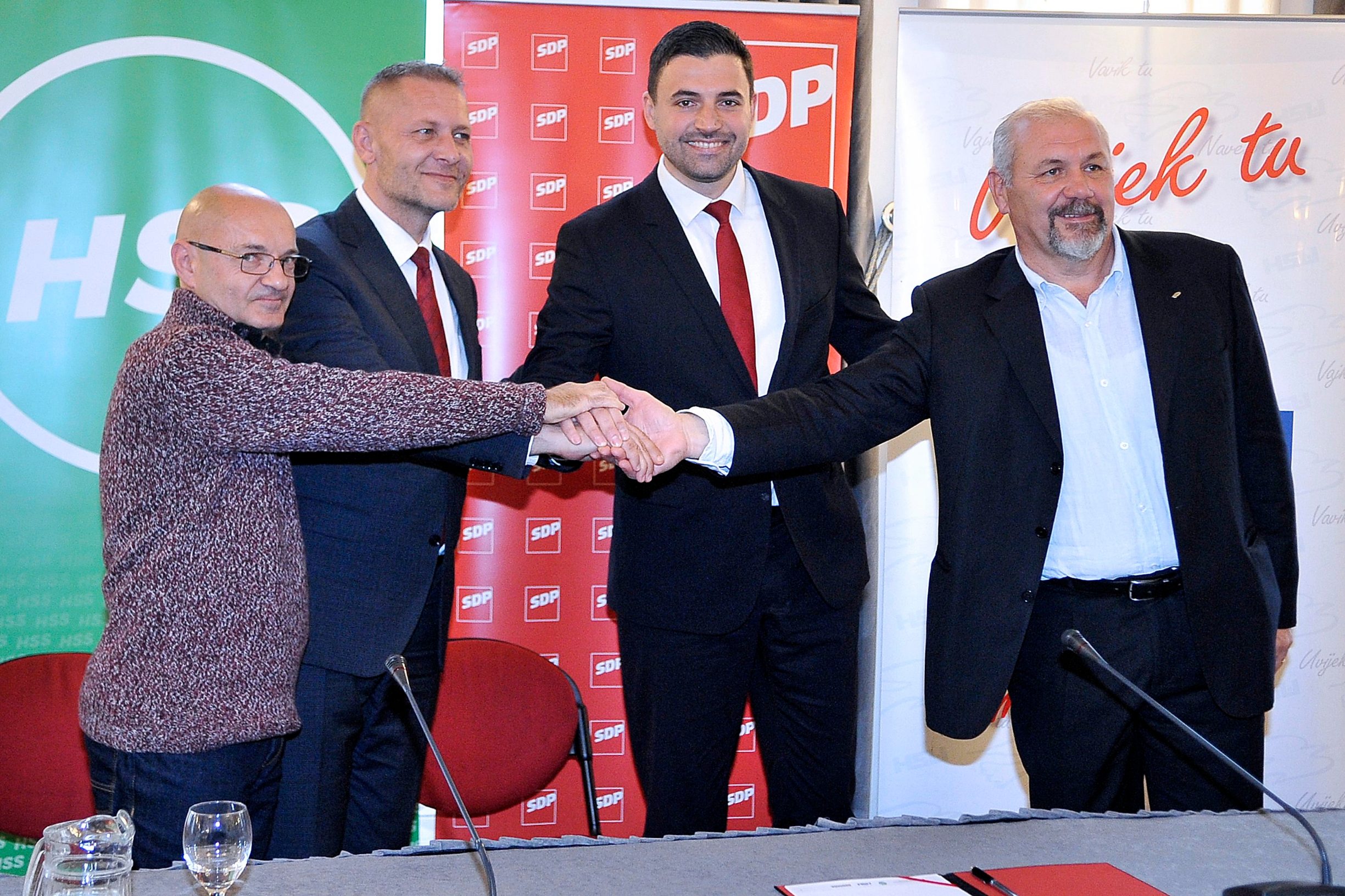 Goran Aleksić, Krešo Beljak, Davor Bernardić, Silvano Hrelja