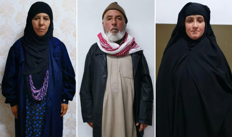 Rasmiya Awad; muškarac za kojeg se vjeruje da je suprug Rasmiyje Awad; žena za koju se vjeruje da je pokćerka Rasmiyje Awad