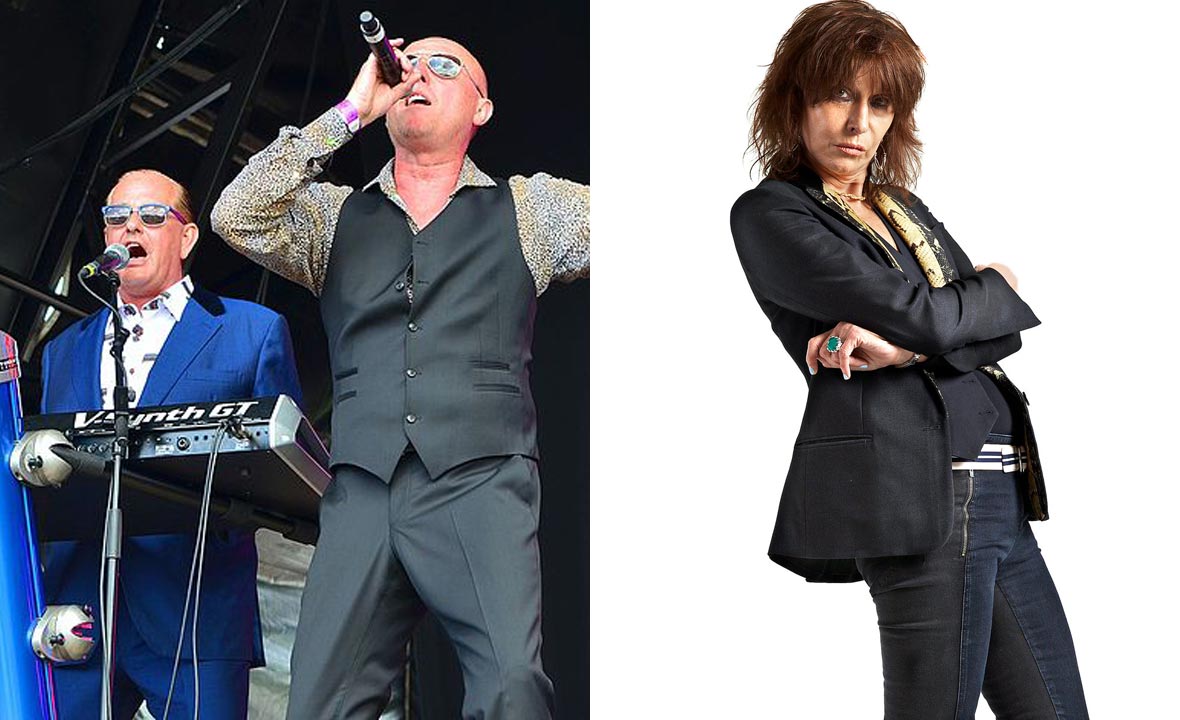 Heaven 17 (lijevo) i Chrissie Hynde (desno)