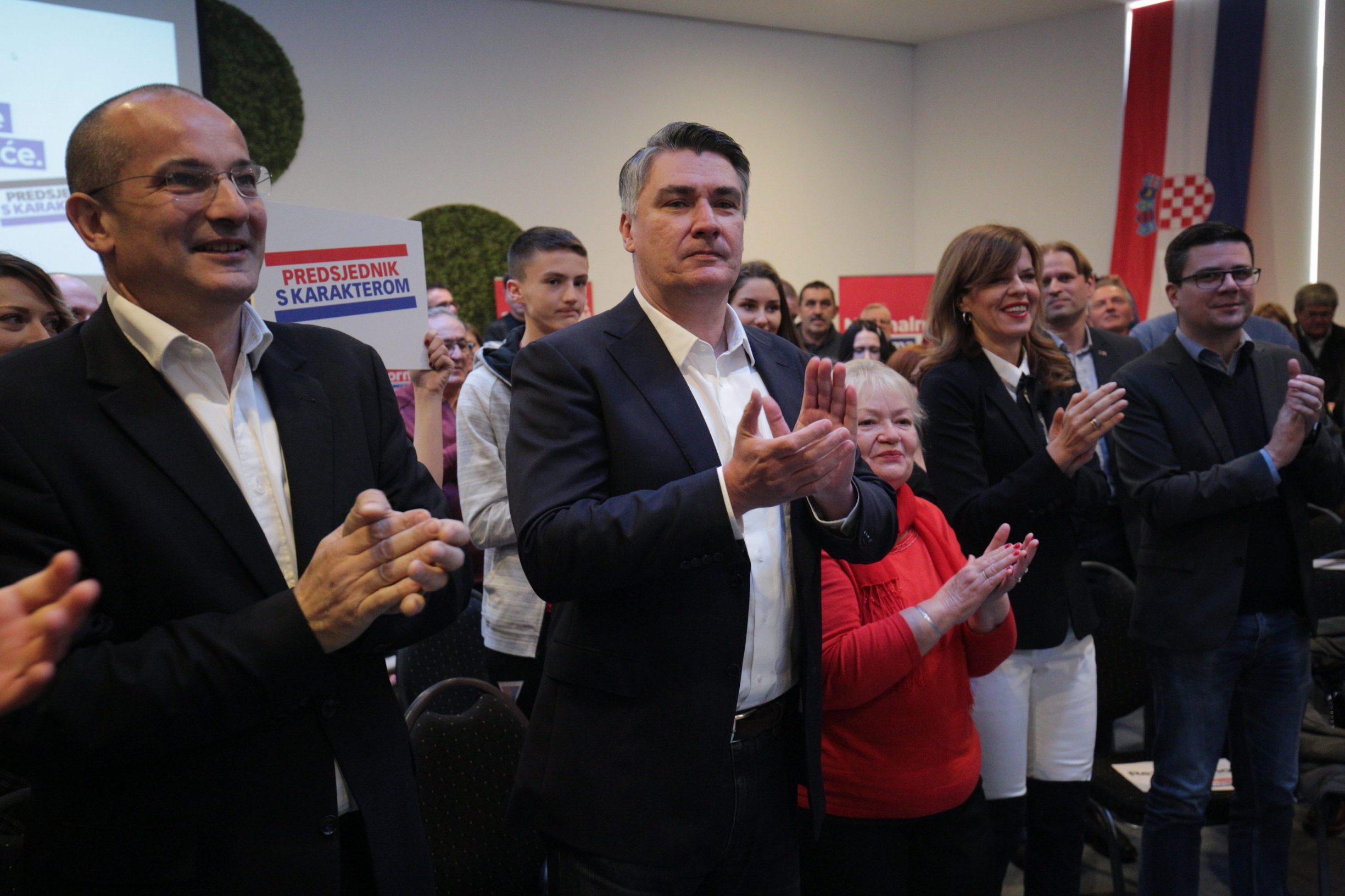 Orsat Miljenić, Zoran Milanović, Biljana Borzan, Domagoj Hajduković