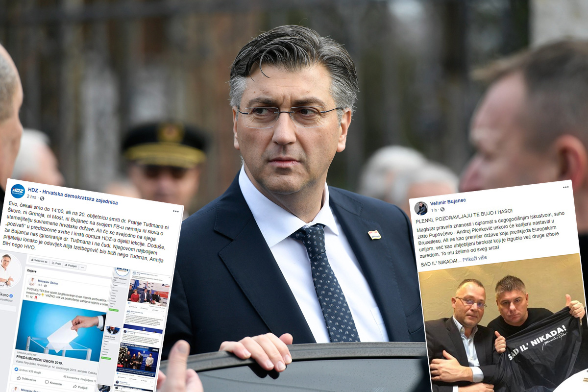 Andrej Plenković, Facebook objave