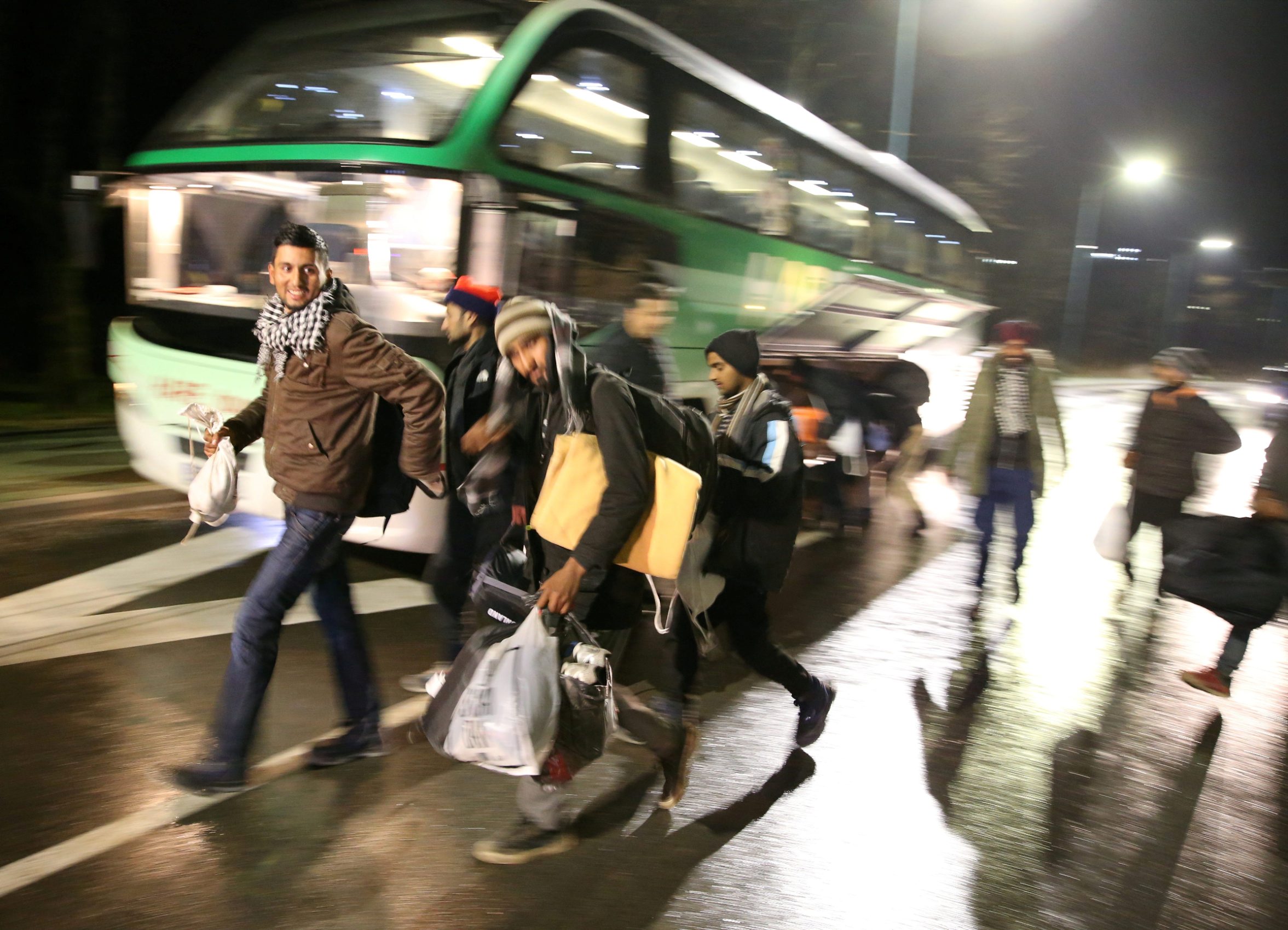 Migranti koji su stigli u Ušivak