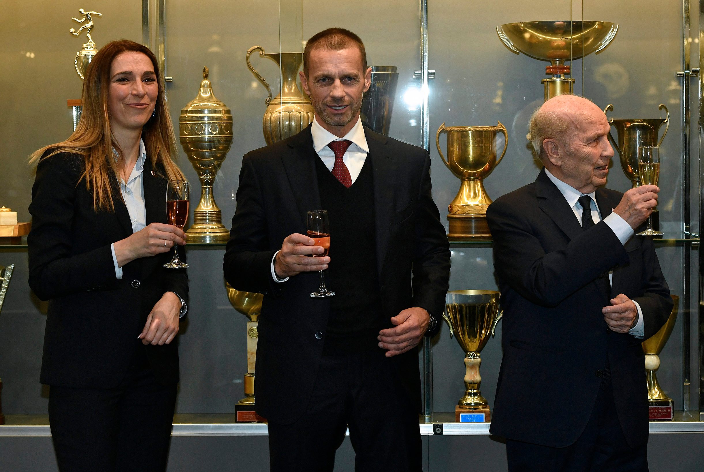 Predsjednik UEFA-e u Dinamovim salonima uoči dvoboja protiv Manchester Cityja