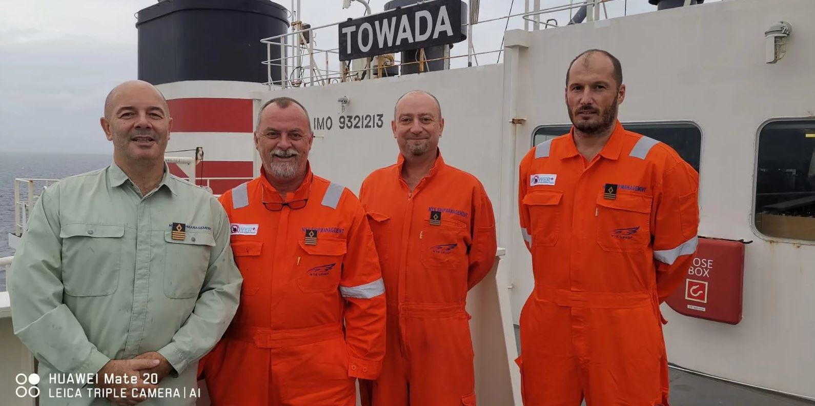 Pavo Butijer, Ivica Tomić, Dino Žampera i Ivan Vidović odveli su spašene ribare tankerom u luku Mormugao