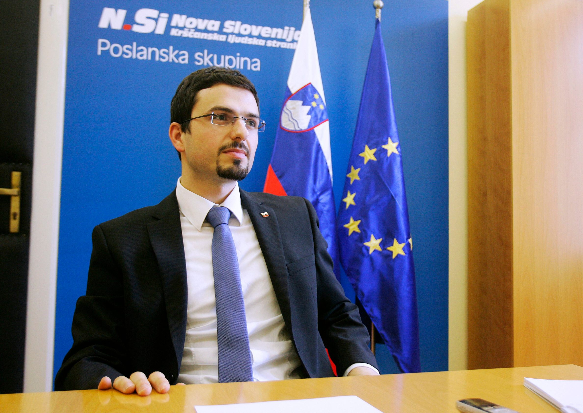 Matej Tonin, predsjednik stranke Nova Slovenija i čelnik odbora za kontrolu obavještajnih službi slovenskog parlamenta 