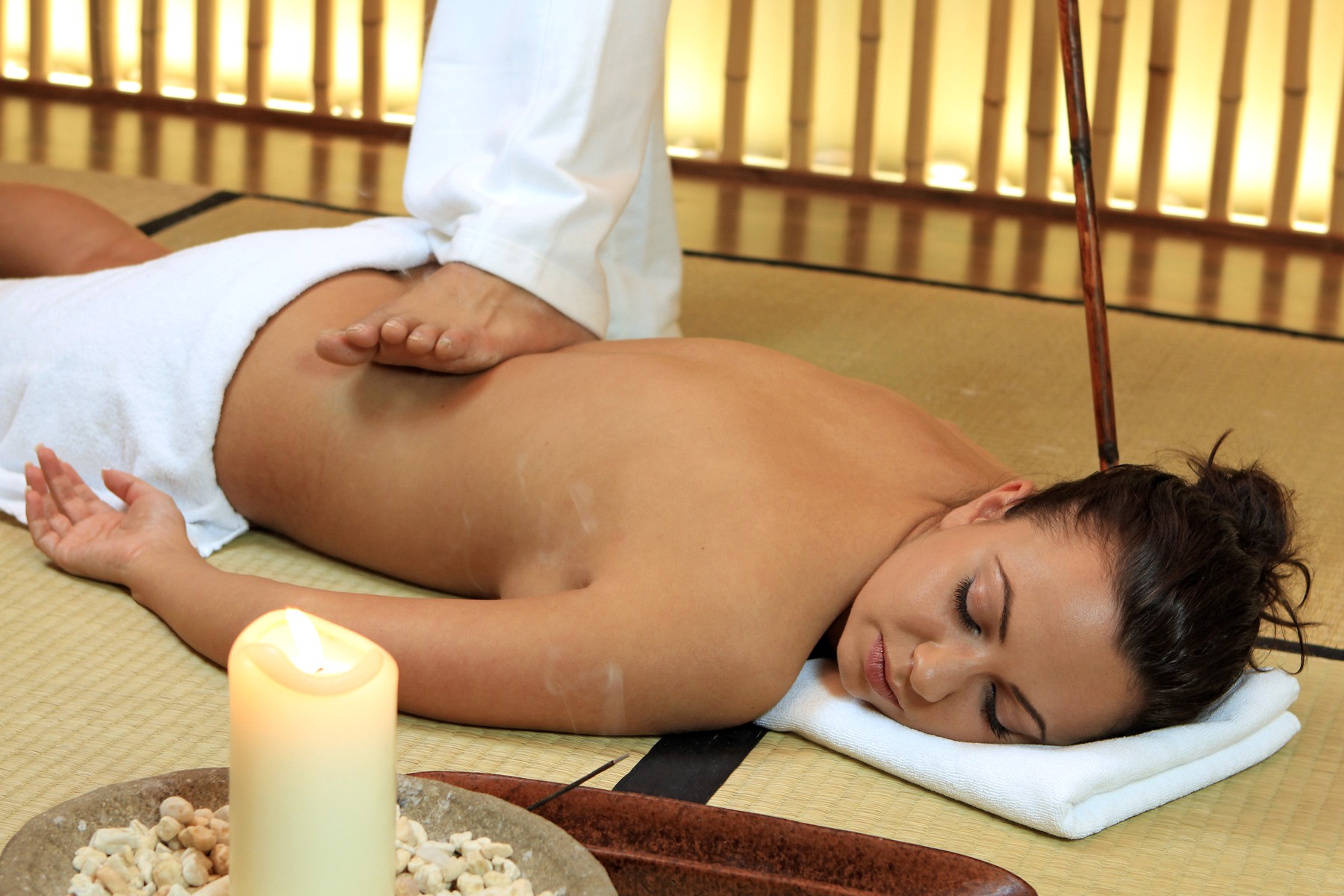 Tajlandska masaža ilustracija