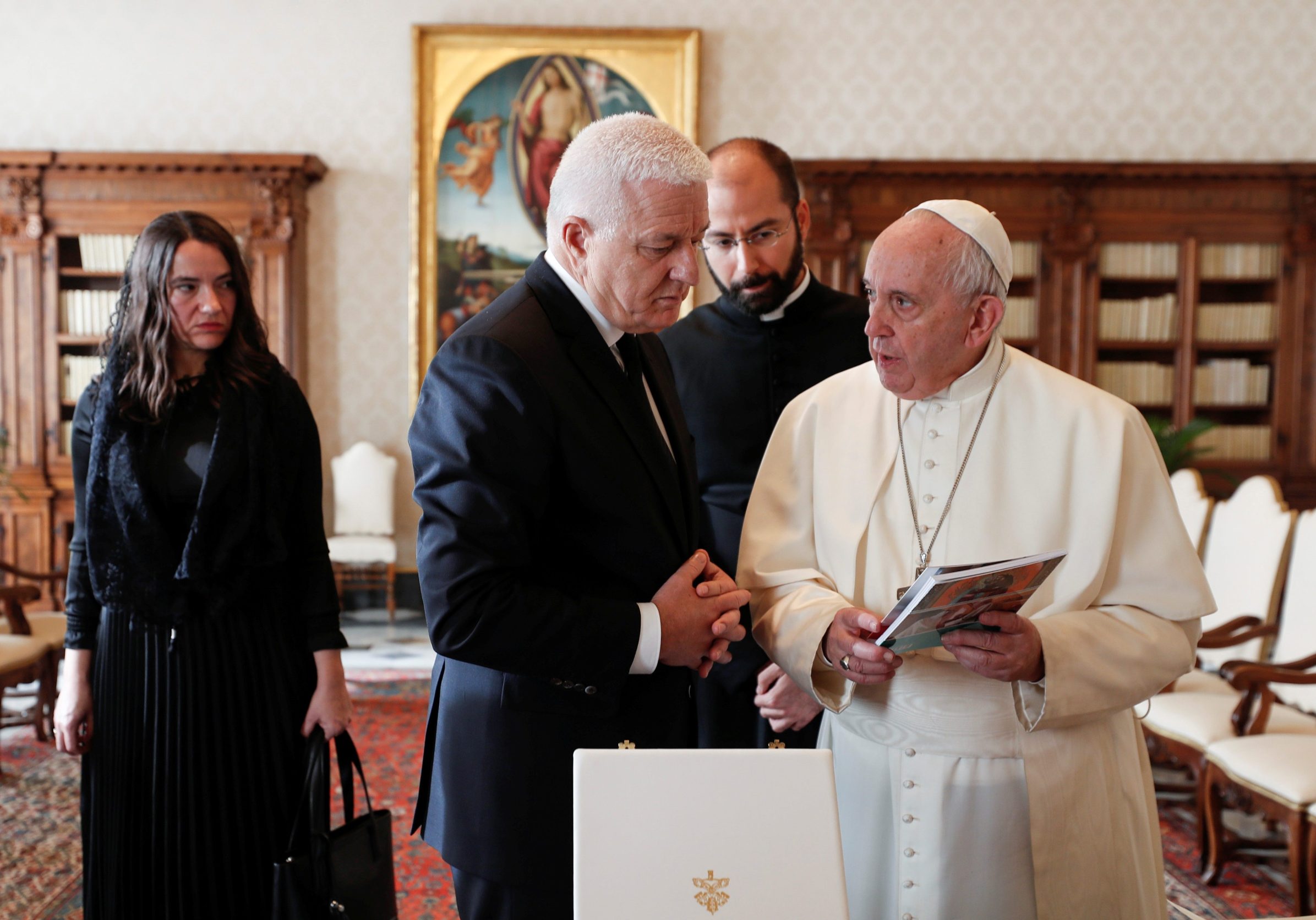 Duško Marković i papa Franjo