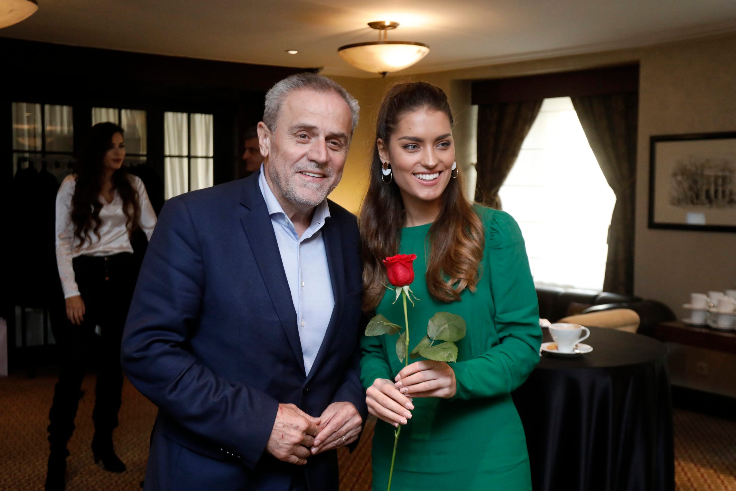 Mia Rkman i Milan Bandić