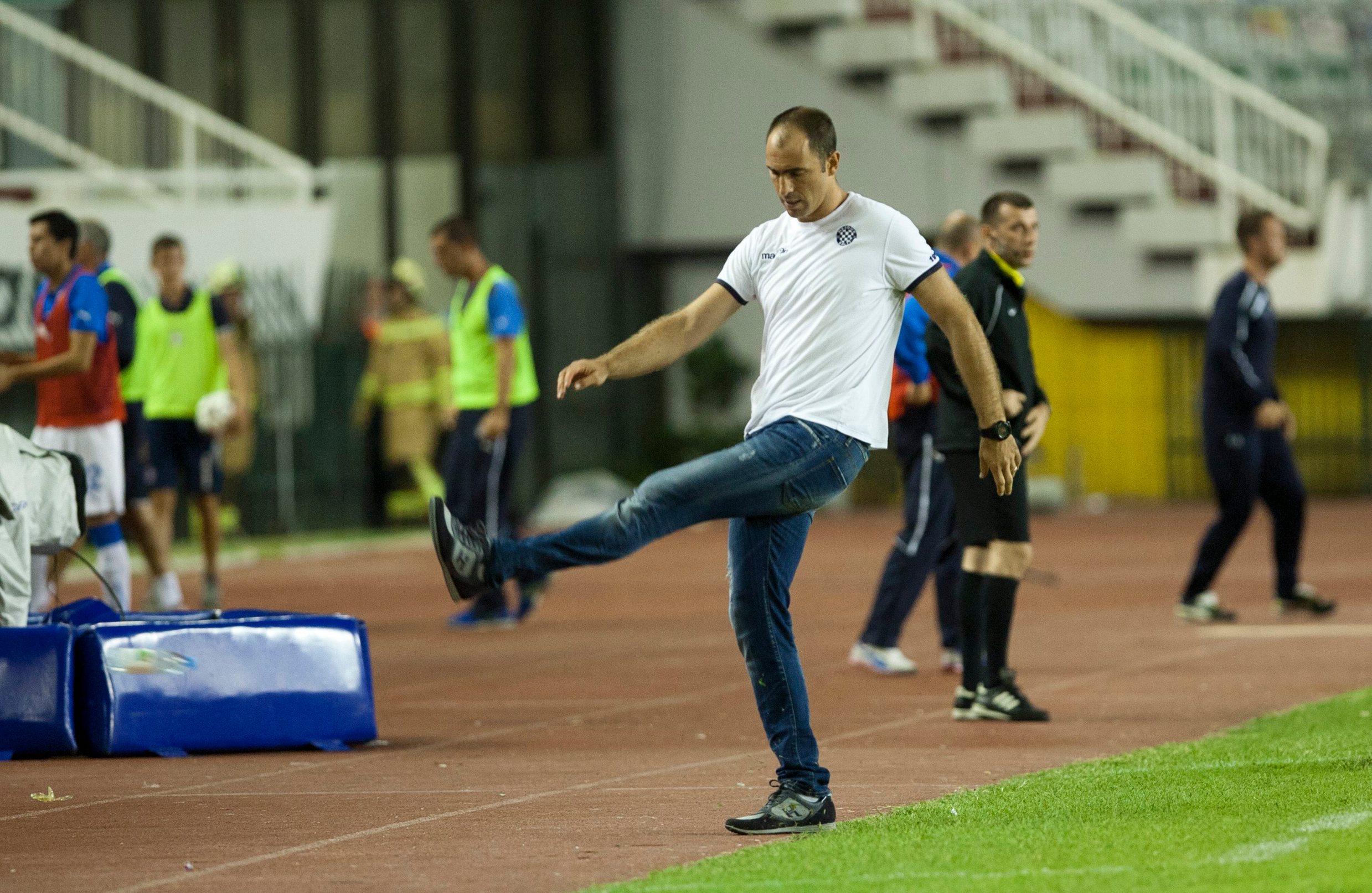 Igor Tudor za vrijeme prvog mandata na klupi Hajduka