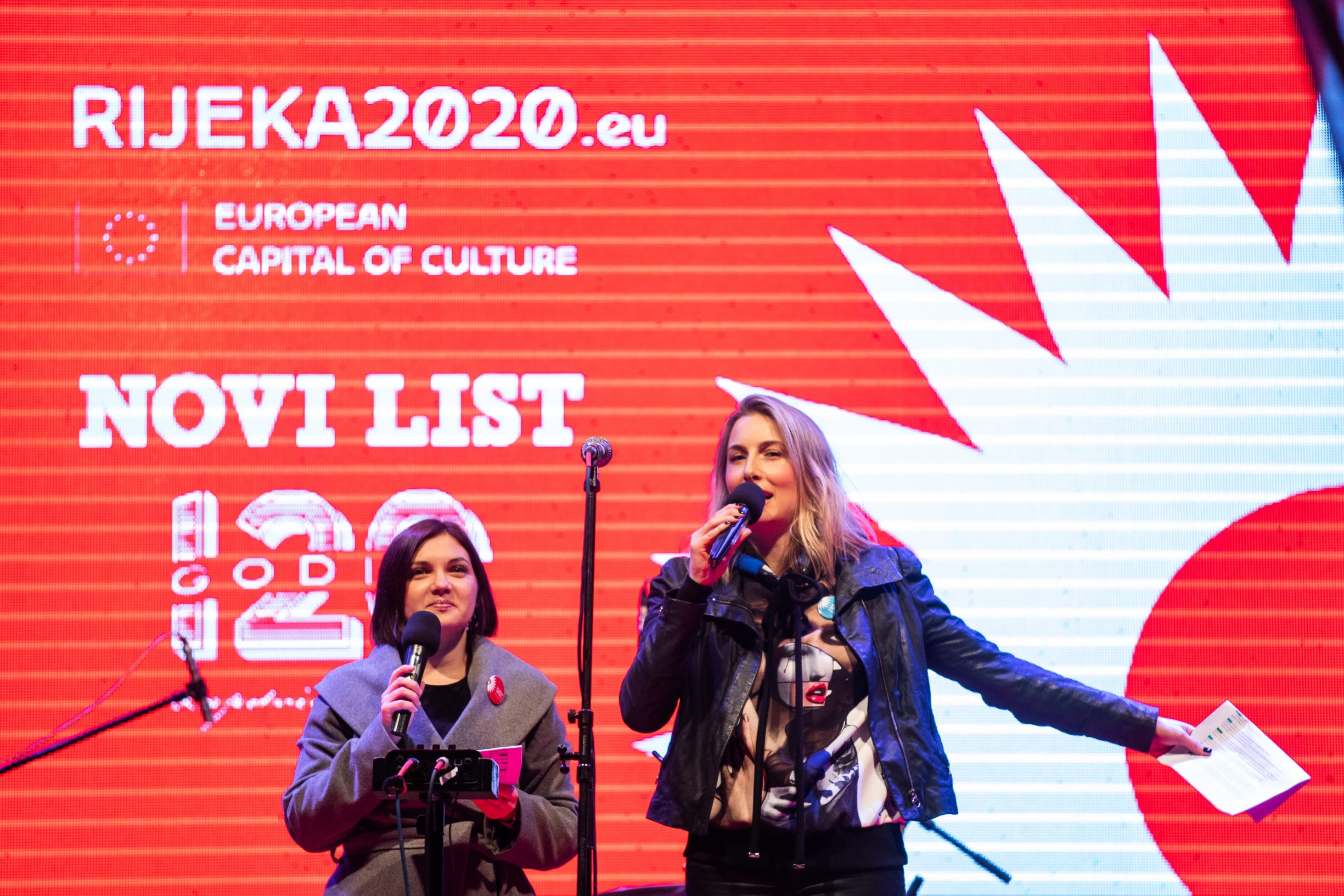 Voditeljice programa, Lena i Belma Džomba