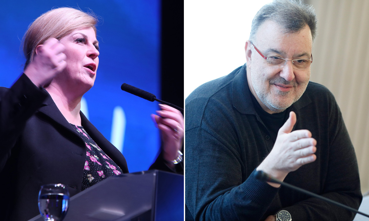 Kolinda Grabar-Kitarović i Lucijan Carić