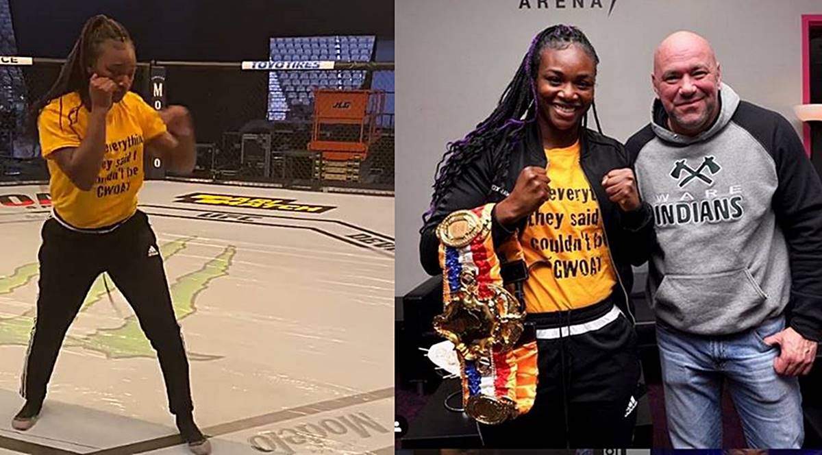 Claressa Shields i Dana White