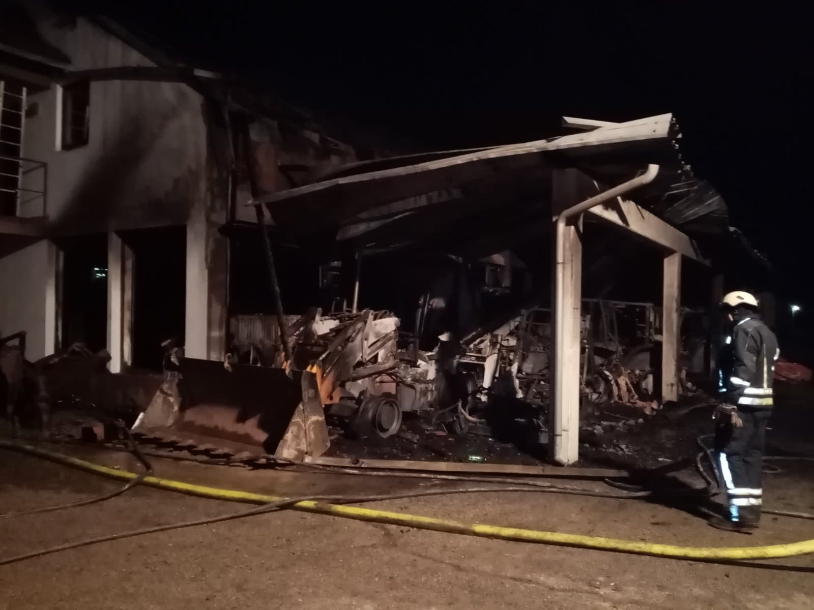 Izgorjela zgrada Iločkih podruma