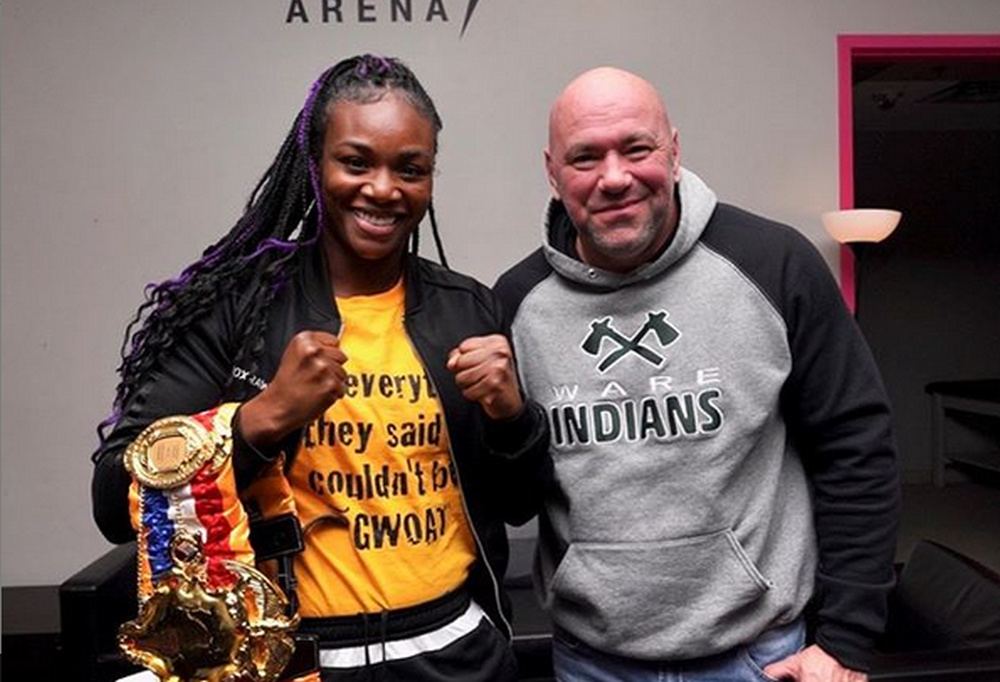 Claressa Shields i Dana White