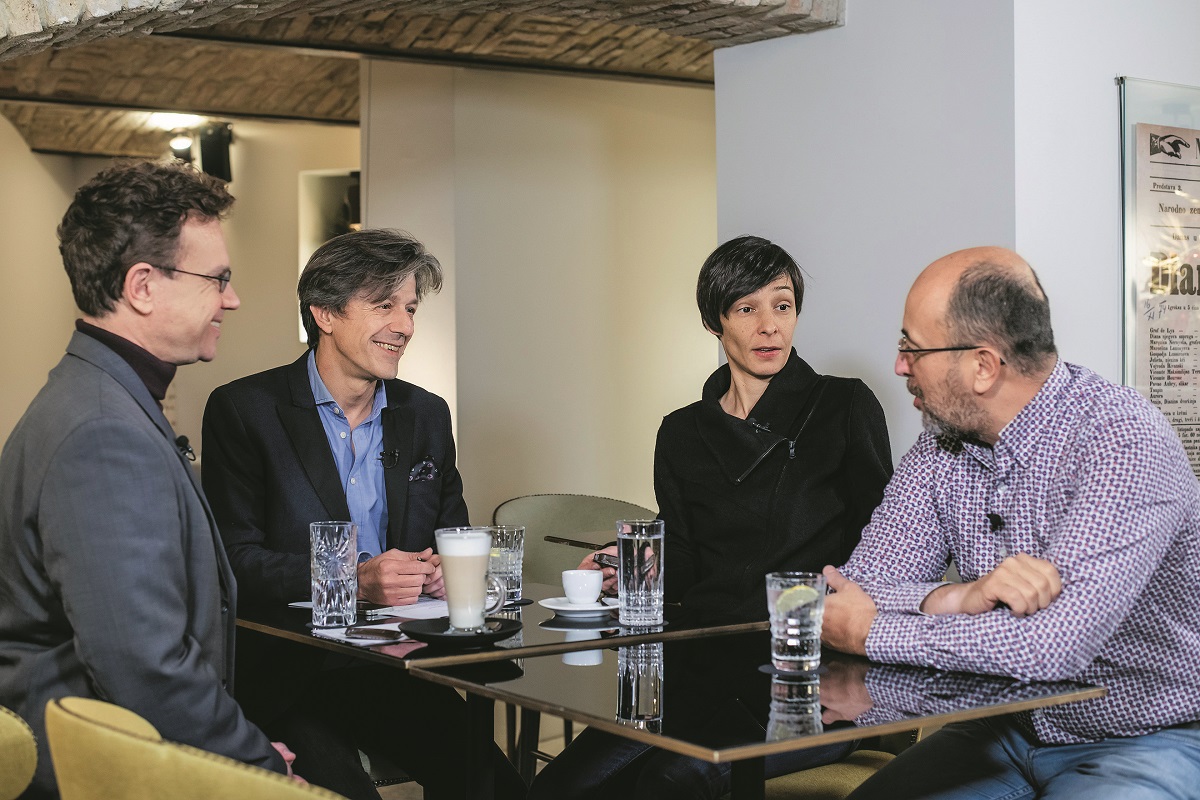 Jelena Berković, Kresimir Macan, Boško Picula.