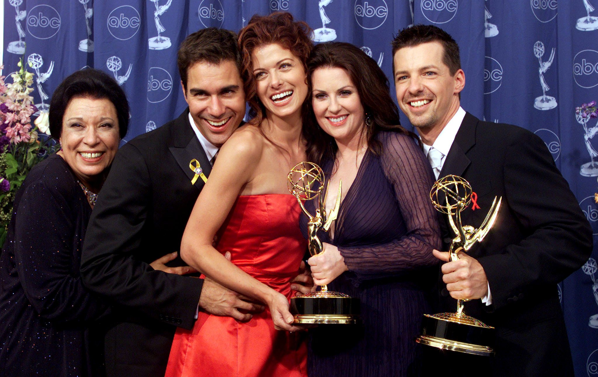 Ekipa serije 'Will i Grace': Shelley Morrison, Eric McCormack, Debra Messing, Megan Mullally i Sean Hayes 
