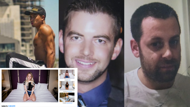 Ruben Garcia (lijevo) bio je glumac koji je snimao scene s prevarenim djevojkama; Matthew Wolfe (u sredini) bio je snimatelj, a Michael Pratt mozak operacije i vlasnik tvrtke. Prva su dvojica uhićena, a Pratt je pobjegao na rodni Novi Zeland