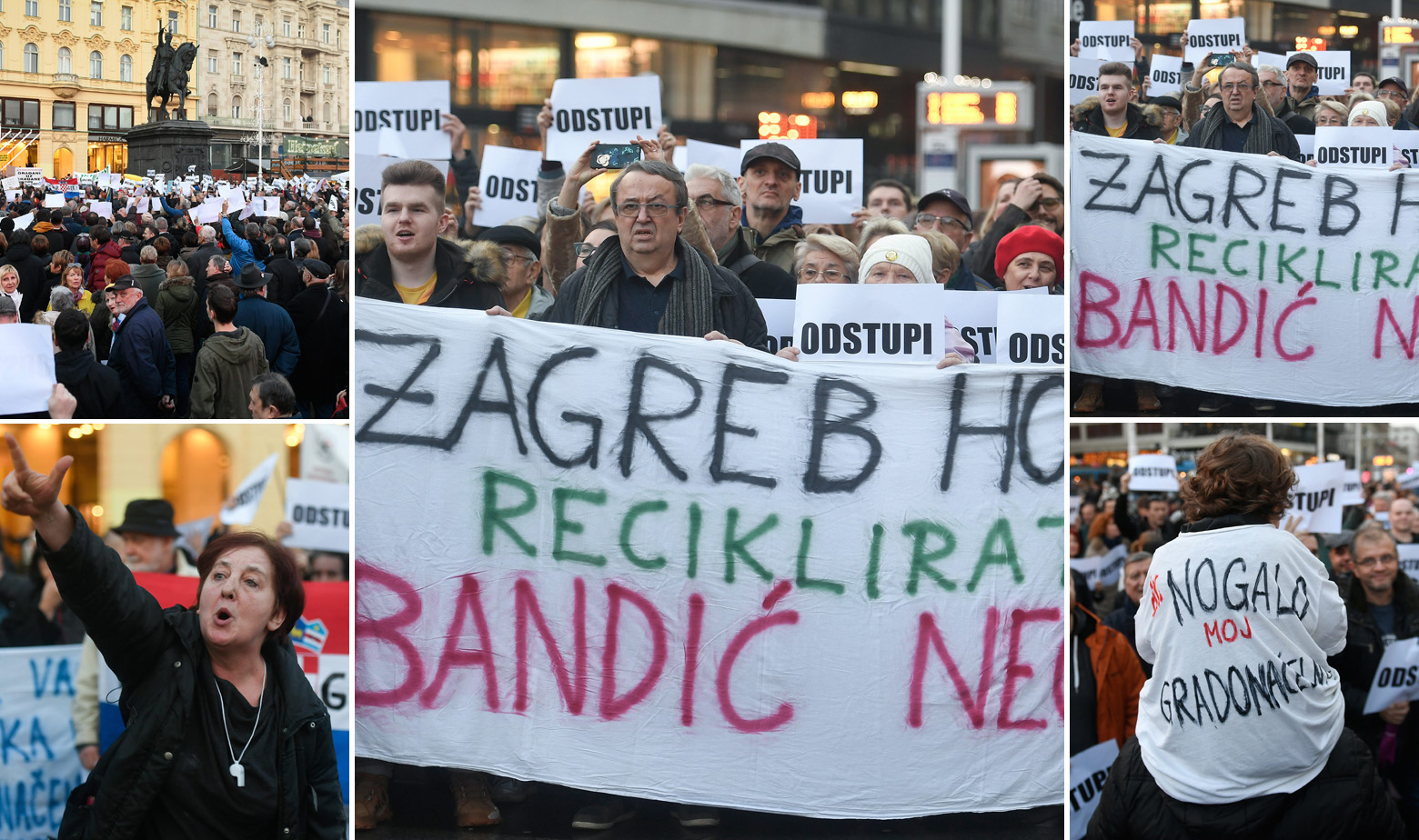 Prosvjed protiv Milana Bandića