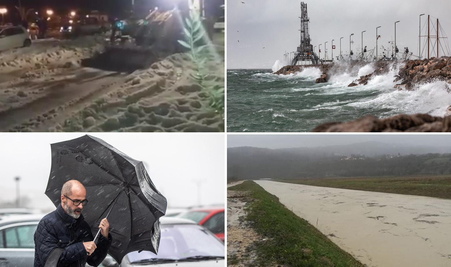 Nevrijeme na hrvatskoj obali