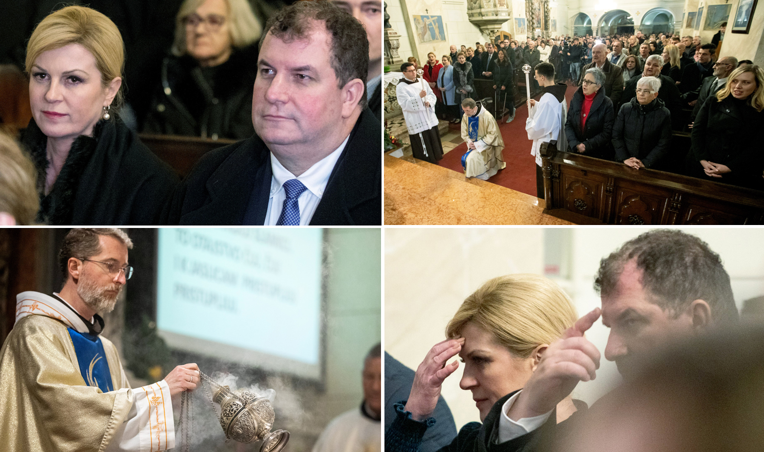 Polnoćki na Trsatu prisustvovala je i Kolinda-Grabar Kitarović sa suprugom Jakovom