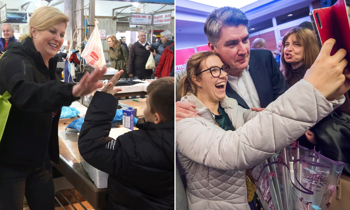 Kolinda Grabar-Kitarović i Zoran Milanović