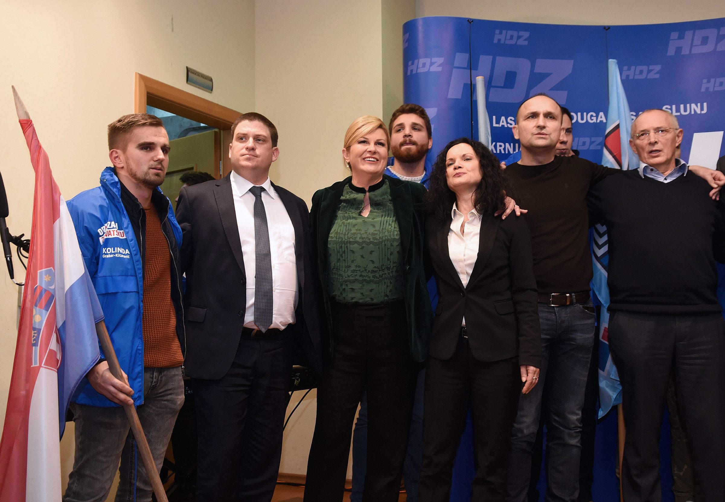 Oleg Butković, Kolinda Grabar-Kitarović i Marija Jelkovac