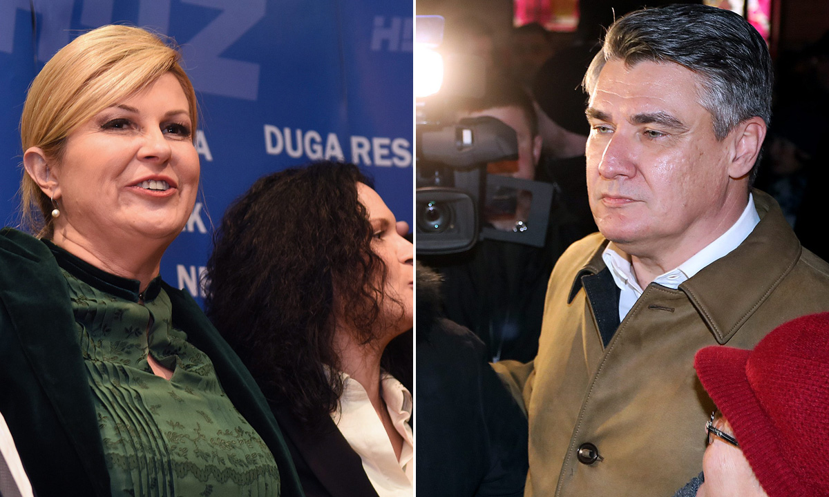 Kolinda Grabar-Kitarović i Zoran Milanović