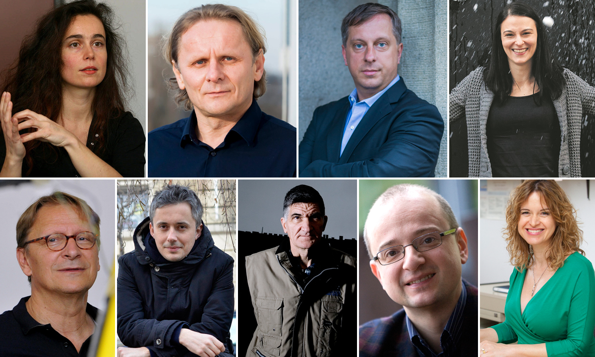 Dijana Dominis Prester, Ivan Đikić, Marin Soljačić, Vernesa Smolčić; Bojan Jerbić, Ivan Guettler, Ante Radonić, Igor Rudan i Iva Tolić