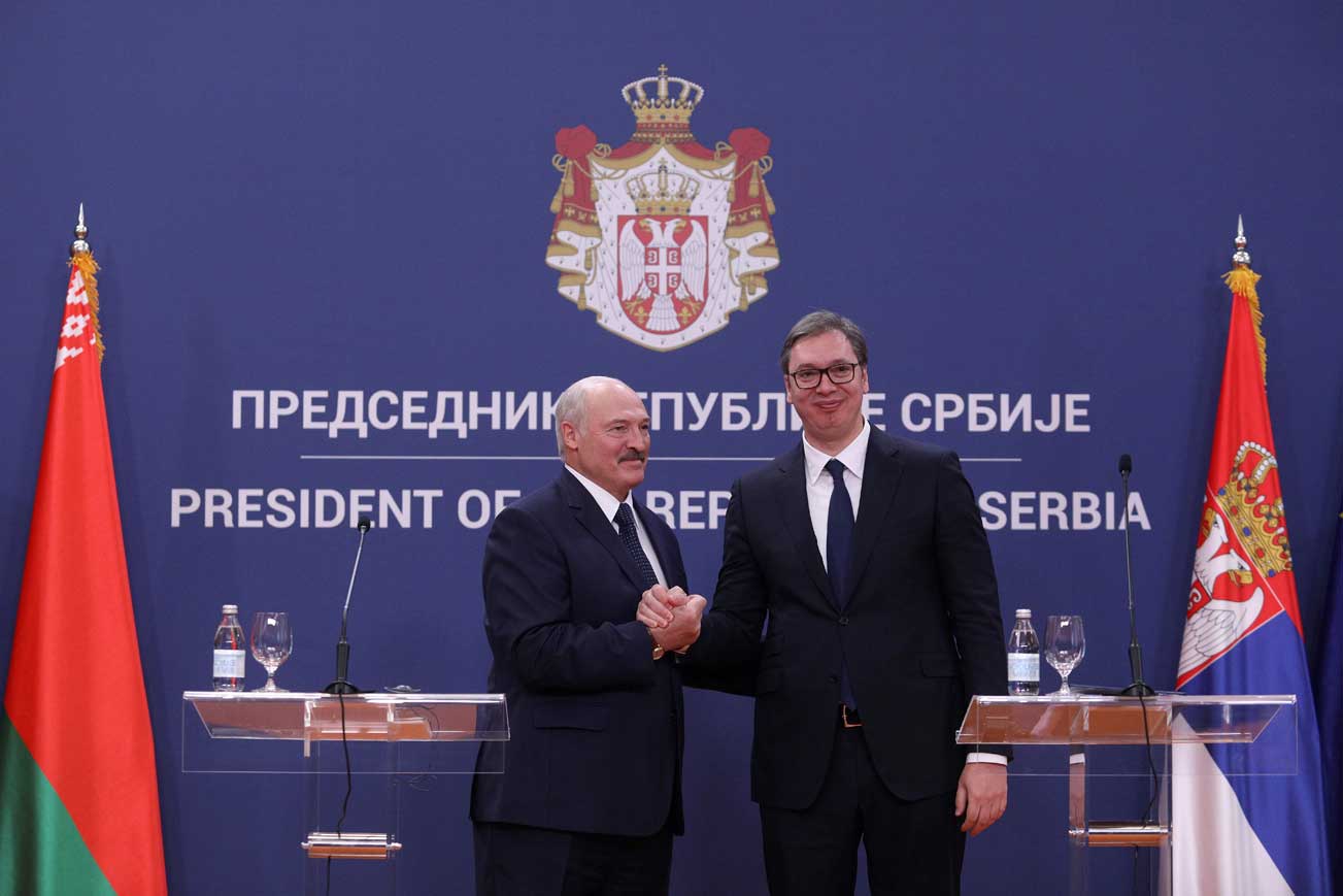 Aleksandar Lukašenko i Aleksandar Vučić
