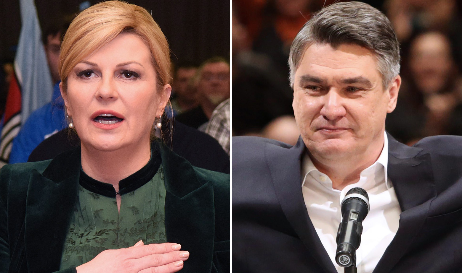 Kolinda Grabar-Kitarović i Zoran Milanović