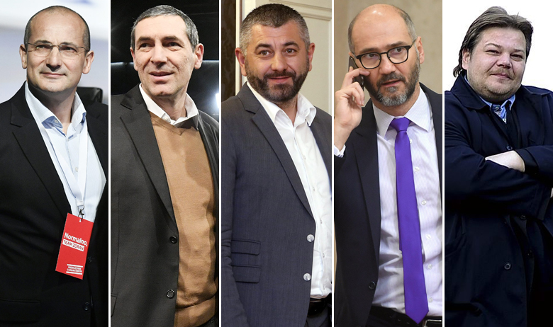 Orsat Miljenić, Ante Kotromanović, Nikola Jelić, Joško Klisović, Ivan Račan