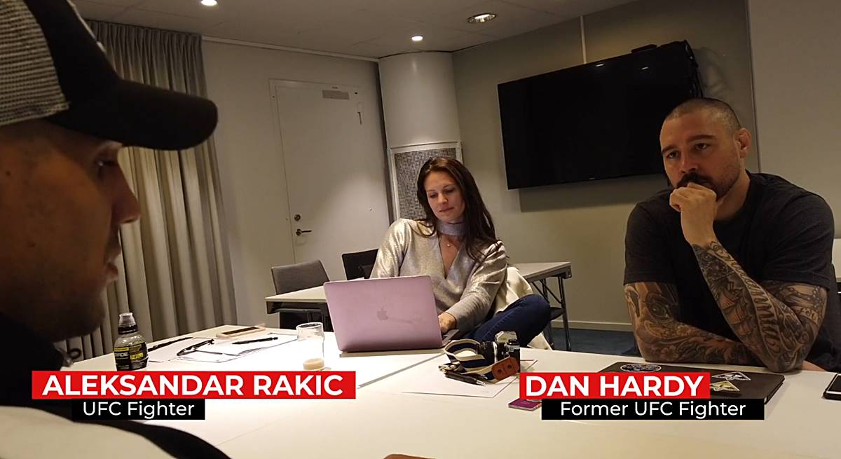 Aleksandar Rakić i Dan Hardy